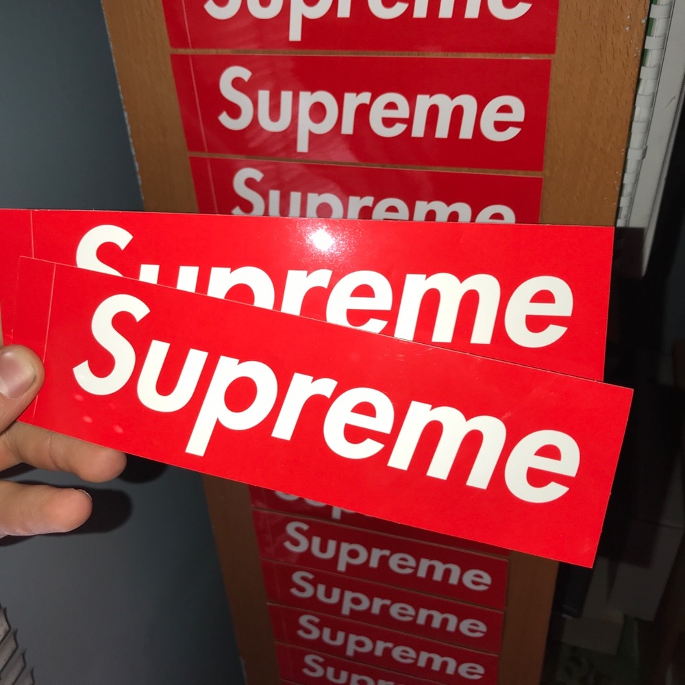 SUPREME Box Logo Sticker 100% Authentic BOGO